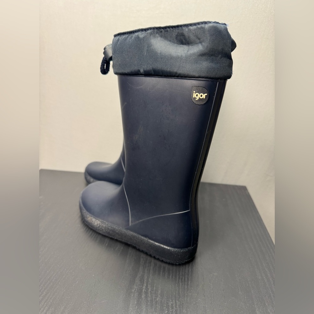 Igor Kids Navy Rain Boots | Size EU 32 (US 1Y) | Made in Spain